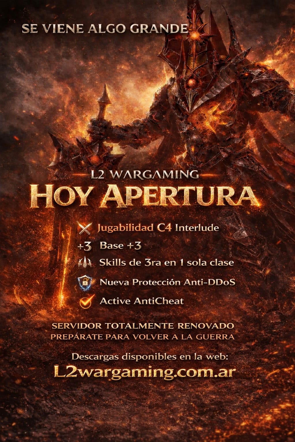 L2 Wargaming - Hoy Apertura!